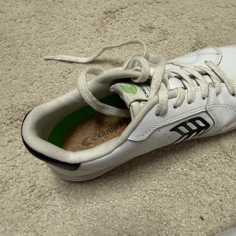 Cariuma White and Black Women's Sneakers - Picture 6 of 9